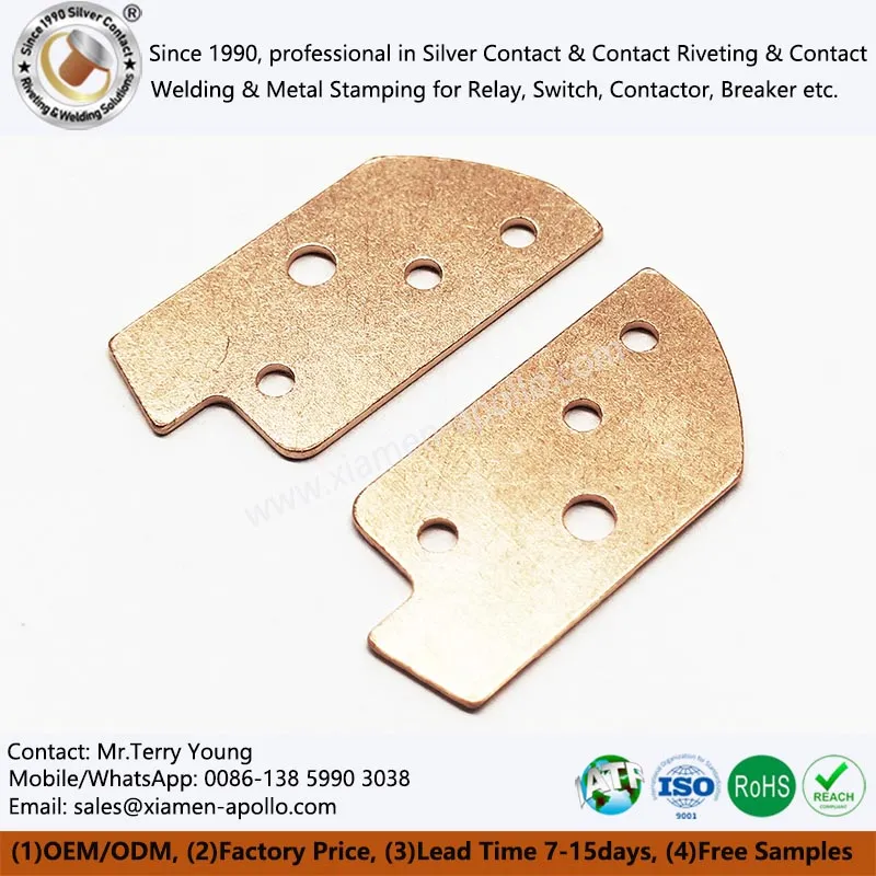 تانبے کو دبایا ہوا اجزاء