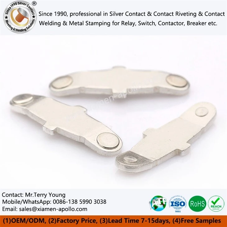 In-Die Electrical Riveting Contacts In-Die Electrical Riveting Contacts