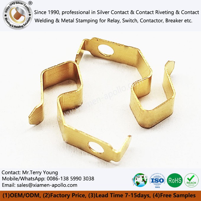 Brass Stamping Switch Terminal Accessories Brass Stamping Switch Terminal Accessories