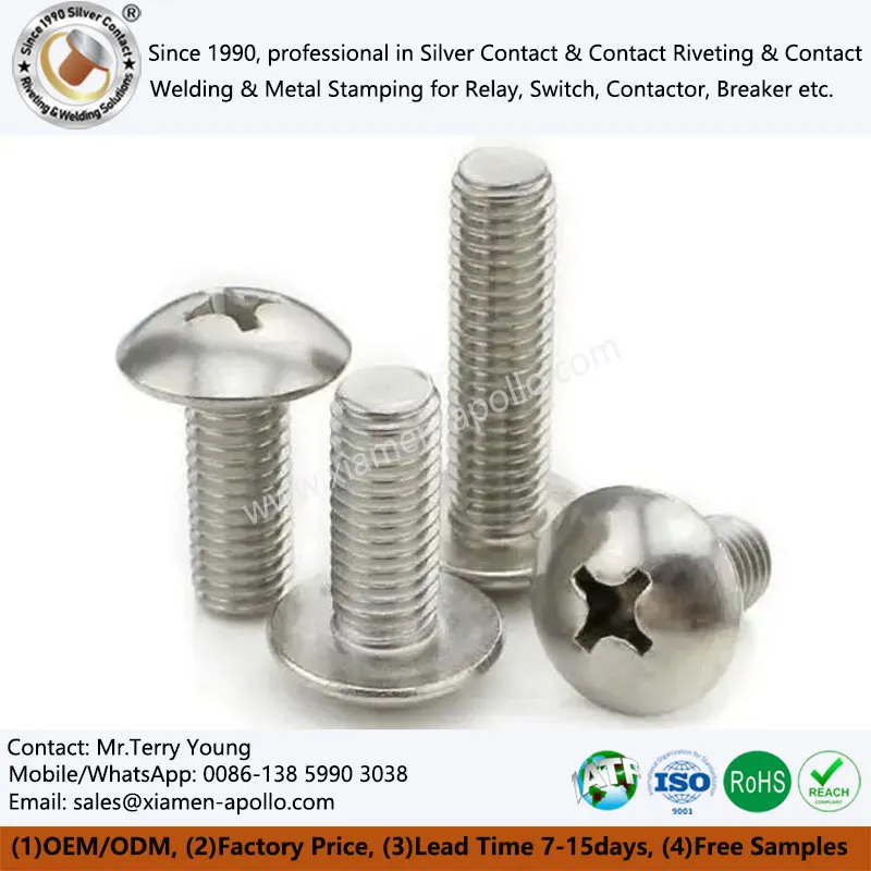 فلپس ہیڈ کے ساتھ مشین سکرو