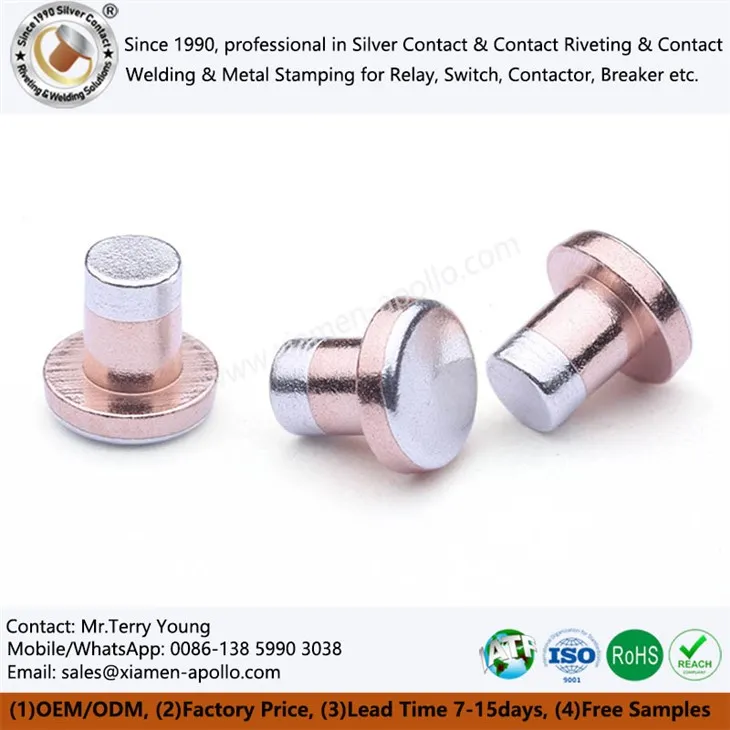 الیکٹریکل Trimetal Rivet رابطہ