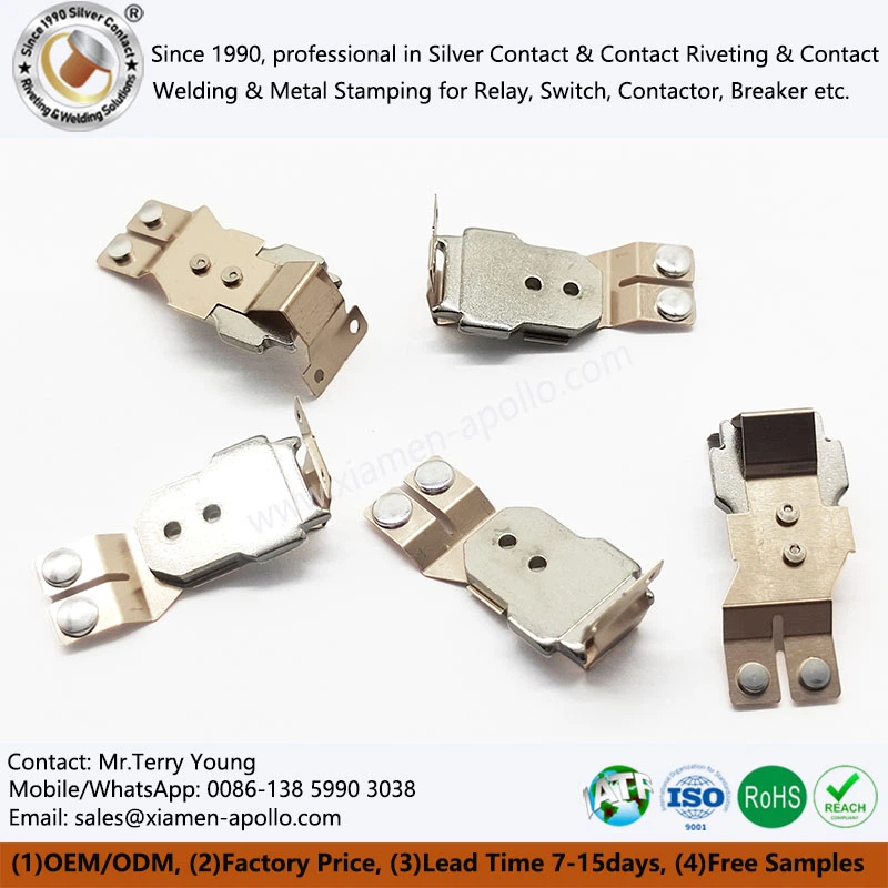 Beryllium Copper Punch Contact Riveted Terminals Beryllium Copper Punch Contact Riveted Terminals