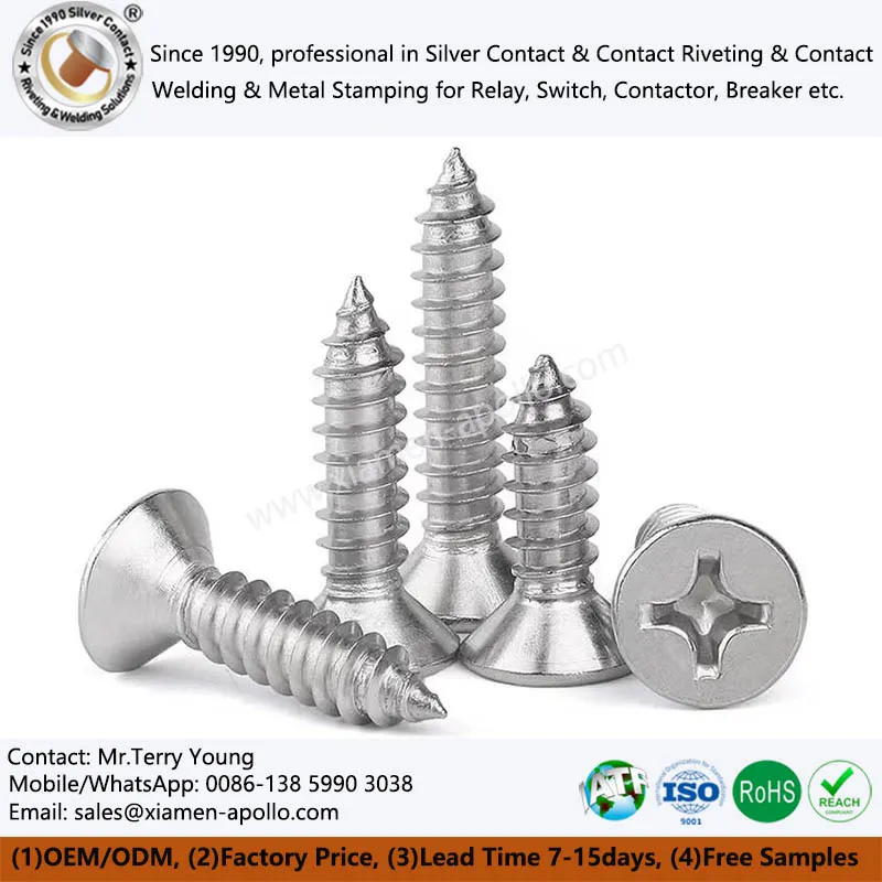 سٹینلیس سٹیل کاؤنٹرنک سکرو